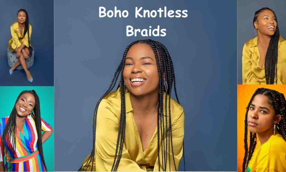 boho knotless braids