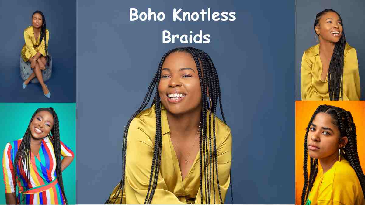 boho knotless braids