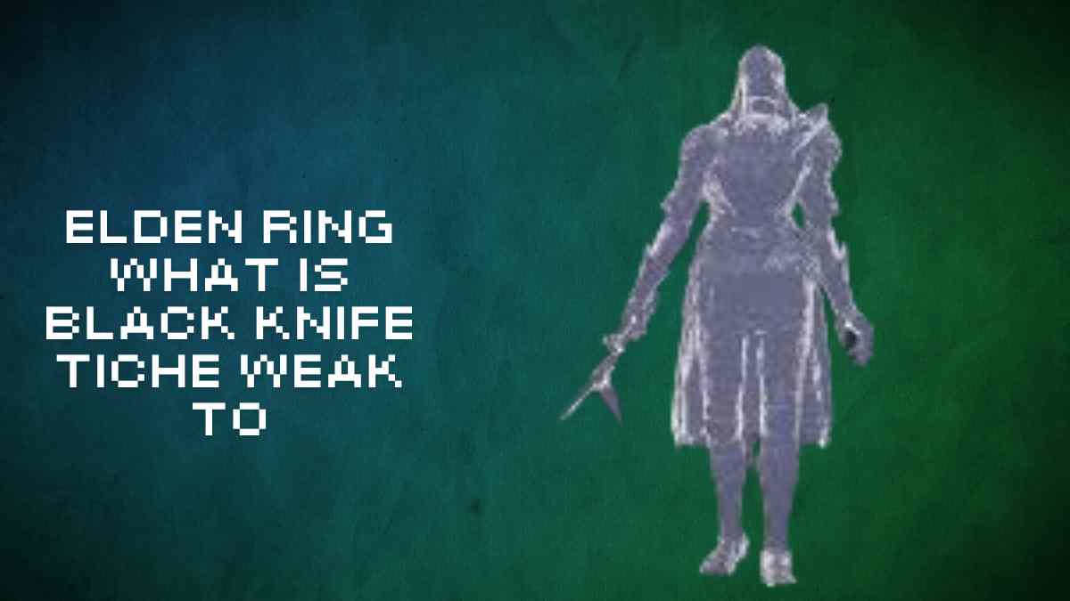 Elden Ring What Is Black Knife Tiche Weak To